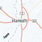 Peta lokasi: Hamah, Suriah