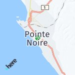 Peta lokasi: Pointe Noire, Republik Kongo