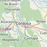 Peta lokasi: Córdoba, Meksiko