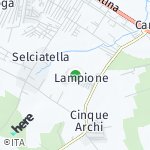 Peta lokasi: Lampione, Italia