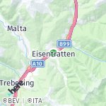 Peta lokasi: Krems in Kärnten, Austria