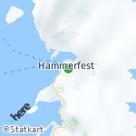 Peta lokasi: Hammerfest, Norwegia
