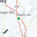 Peta lokasi: Onojo-Shi, Jepang