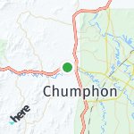 Peta lokasi: Chumphon, Thailand