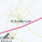 Peta lokasi: Al Bukayriyah, Arab Saudi