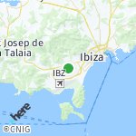 Peta lokasi: Sant Josep de sa Talaia, Spanyol
