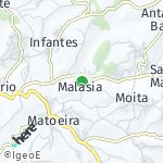 Peta lokasi: Malasia, Portugal
