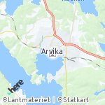 Peta lokasi: Arvika, Swedia