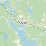 Peta lokasi: Arvika, Swedia
