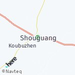 Peta wilayah Shouguang, Cina
