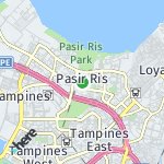 Peta lokasi: Pasir Ris, Singapura