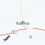 Peta lokasi: Kaoma, Zambia