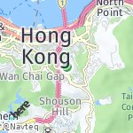 Peta wilayah Happy Valley, Hong Kong-Cina