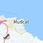 Peta lokasi: Muskat, Oman