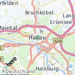 Peta lokasi: Hanau, Jerman