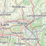 Peta lokasi: Hanau, Jerman