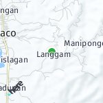 Peta lokasi: Langgam, Filipina