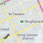 Peta lokasi: Al Nuzha, Arab Saudi