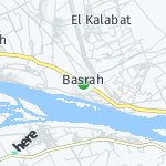 Peta lokasi: Basrah, Mesir