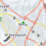 Peta lokasi: Mina, Arab Saudi