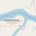 Peta lokasi: Selat Panjang, Indonesia untuk keperluan jadwal sholat