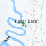 Peta lokasi: Pasar Baru, Indonesia