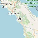 Peta lokasi: Bar, Montenegro