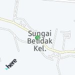 Peta lokasi: Sungai Belidak, Indonesia