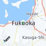 Peta lokasi: Fukuoka, Jepang