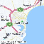 Peta lokasi: Larnaca, Siprus