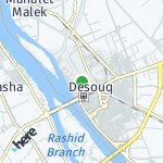 Peta lokasi: Madinat Disuq, Mesir