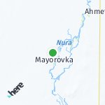 Peta lokasi: Nura audani, Kazakhstan
