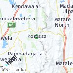 Peta lokasi: Korossa, Sri Lanka