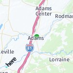 Peta lokasi: Adams, Amerika Serikat