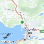 Peta wilayah Åsan, Norwegia