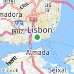 Peta lokasi: Lisbon, Portugal