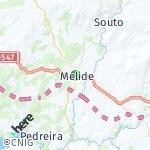 Peta lokasi: Melide, Spanyol