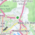 Peta lokasi: Diamond Hill, Hong Kong-Cina
