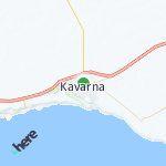 Peta lokasi: Kavarna, Bulgaria