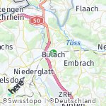 Peta lokasi: Bülach, Swiss