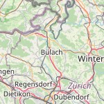 Peta lokasi: Bülach, Swiss
