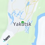 Peta lokasi: Yakutsk, Rusia