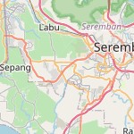 Peta lokasi: Metro Sendayan, Malaysia untuk keperluan jadwal sholat