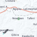 Peta lokasi: Newtown, Afrika Selatan