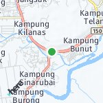 Peta lokasi: Kilanas, Brunei Darussalam
