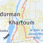 Peta lokasi: Khartoum, Sudan