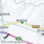 Peta lokasi: Malino, Kroasia