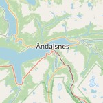 Peta lokasi: Åndalsnes, Norwegia