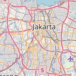 Peta lokasi: Tanah Abang, Indonesia untuk keperluan jadwal sholat