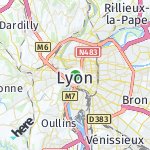 Peta lokasi: Lyon, Prancis
